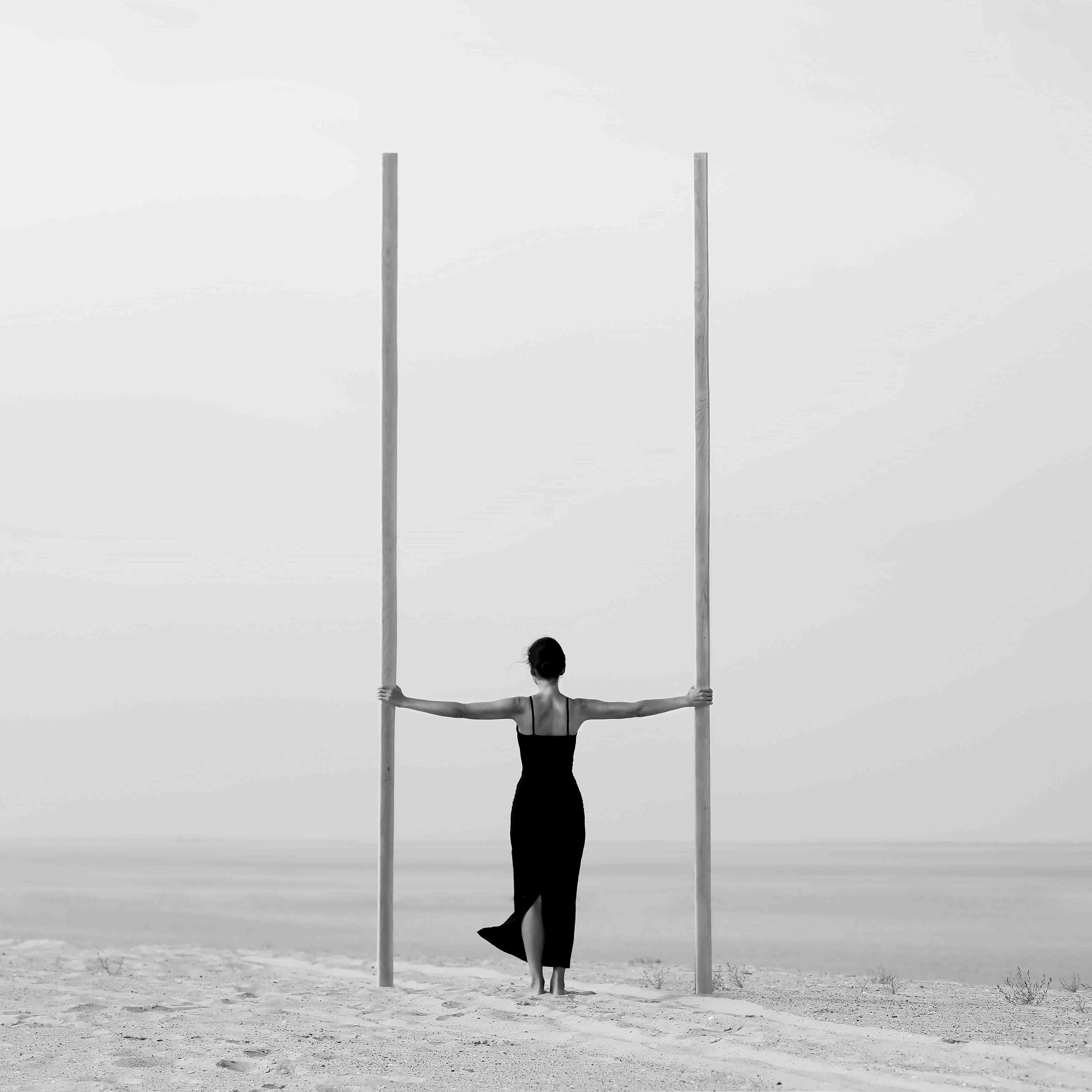 "Equilibrium" Black & White Photography 39" x 39" in Ed. of 3 by Olha Stepanian