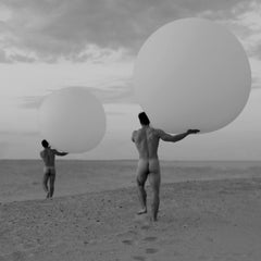 "Gods at the Beach 1" Photography 31" x 31" in Edition 1/7 by Olha Stepanian