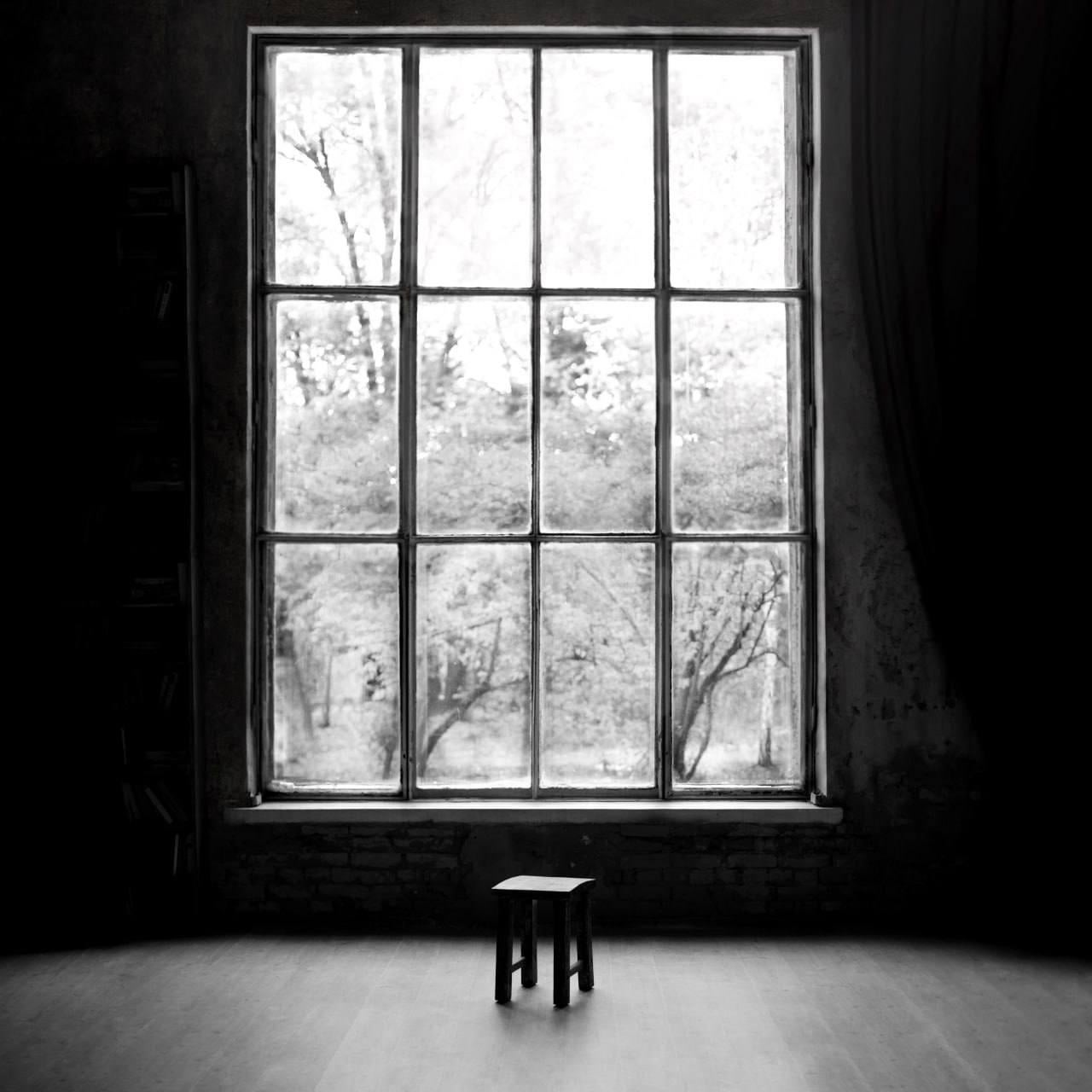 "I am" Black & White Photography 24" x 24" inch Edition 2/15 by Olha Stepanian