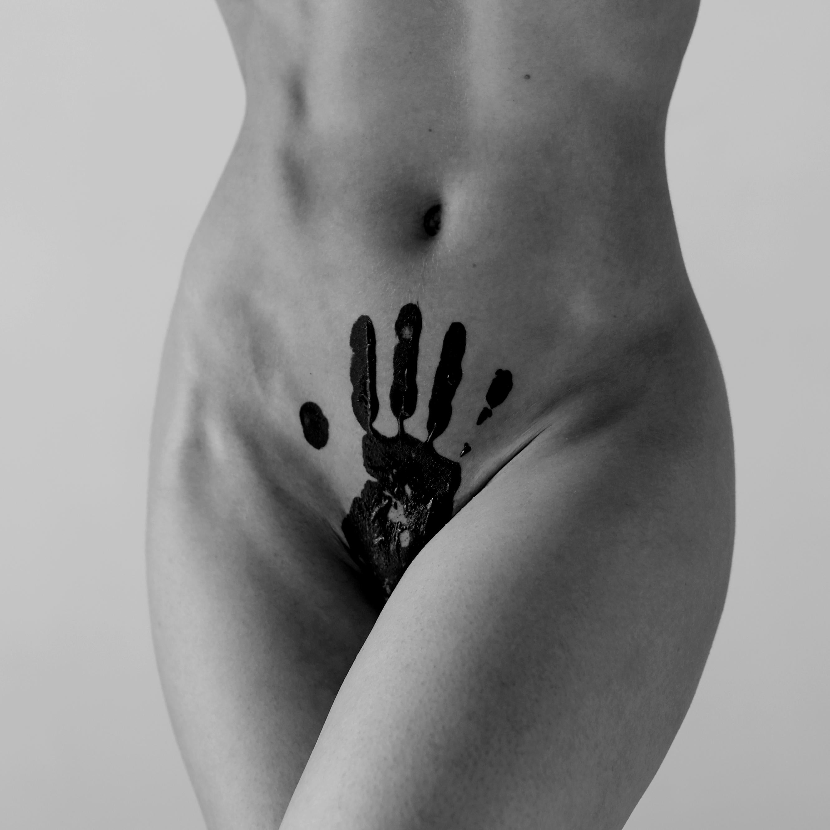 "Imprint" Black 
White Nude Photography 16" x 16" in Ed 1/24 by Olha Stepanian