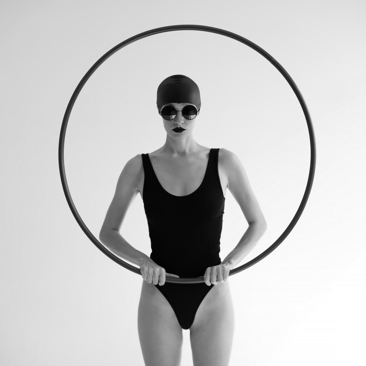"Intermixture 2" Black & White Photography 39" x 39" in Ed 1/3 by Olha Stepanian