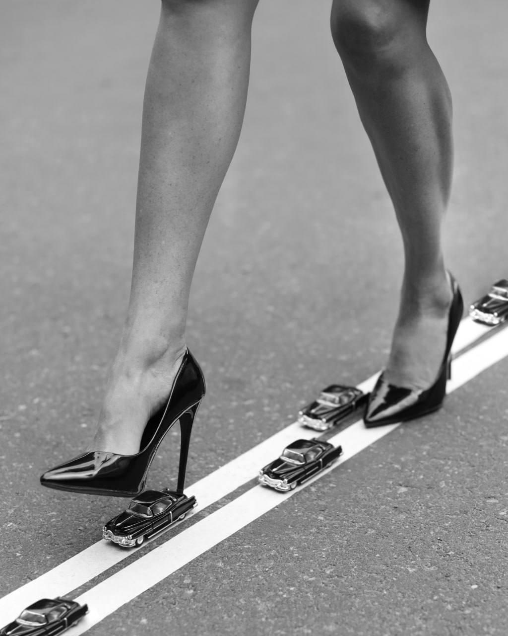 "Lawless" Black & White Photograph 49 x 39 in Limited Ed. 1/3 by Olha Stepanian