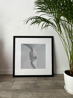 « Lily 1 » – Photographie figurative abstraite, 39" x 39", édition n° 1/3, par Olha Stepanian