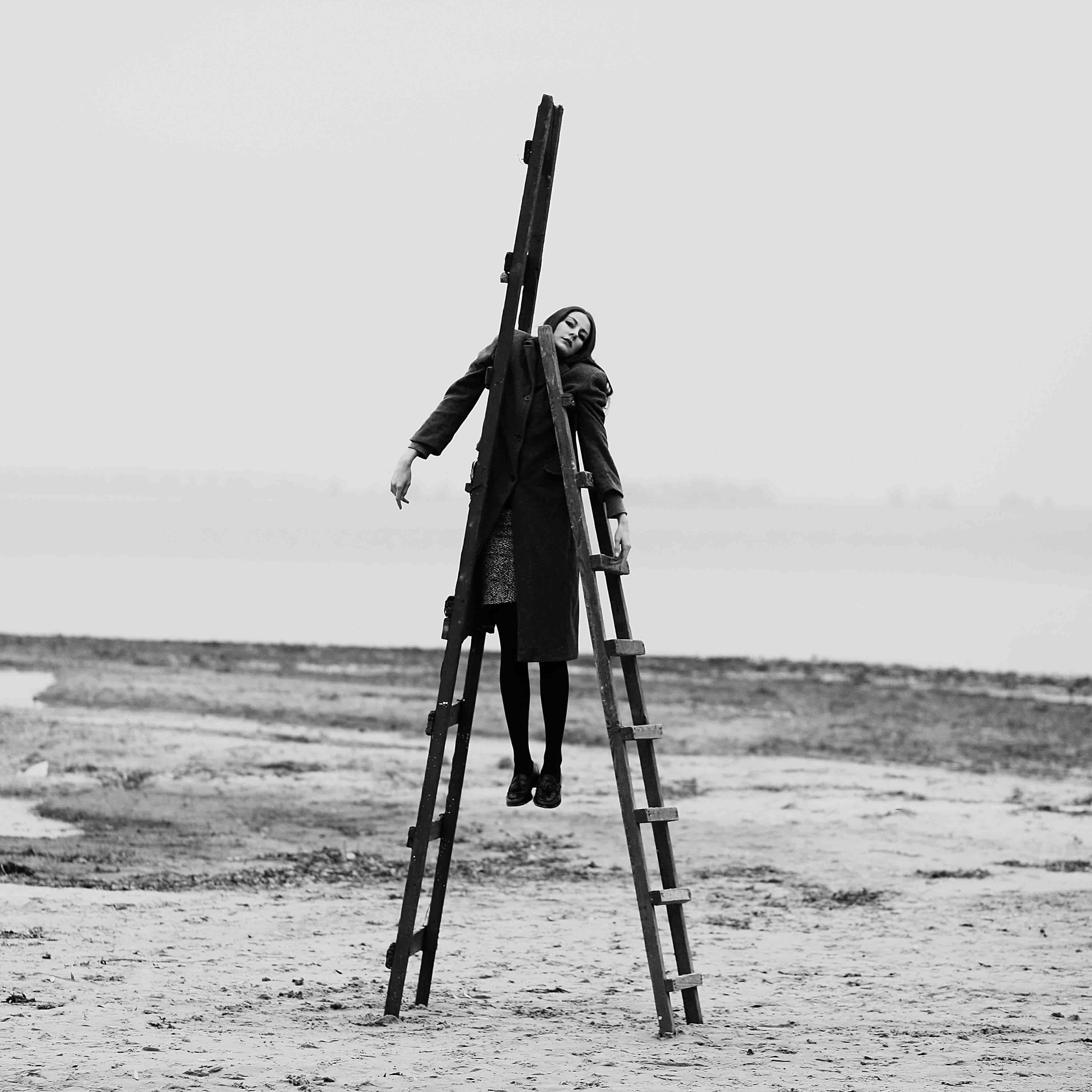 "Loneliness" Black & White Photography 39" x 39" in Ed. of 3 by Olha Stepanian