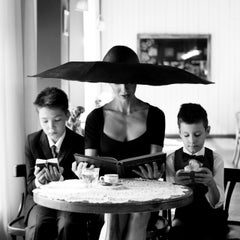 "Miss Ada" Black & White Photography 31" x 31" in Edition 1/7 by Olha Stepanian