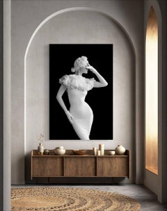 "Miss Rose" B&W Photograph 24" x 16" in Signed Limited Ed 1/15 by Olha Stepanian