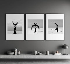 "Moon Birth 3" Black & White Photography 39" x 39" in Ed. 1/3 by Olha Stepanian