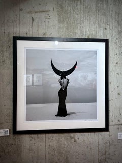 "Moon Birth" Black & White Photography 31" x 31" in Ed. 4/7 by Olha Stepanian