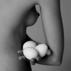 "Nest" Black & White Photography 49" x 39" in Ed. 1/3 by Olha Stepanian