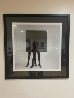 "One Heart" Black & White Photography 31" x 31" in Ed. of 7 by Olha Stepanian