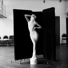 "Oscar" Black & White Photography 31" x 31" inch Edition of 7 by Olha Stepanian