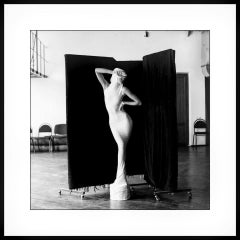 "Oscar" Black & White Photography 39" x 39" inch Edition of 3 by Olha Stepanian