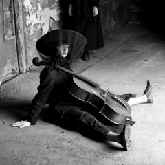 "Shot 2" Black & White Photography 39" x 39" in Edition 1/3 by Olha Stepanian