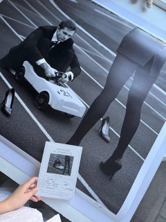 "Speed 2" Black & White Photography 39" x 49" in Edition 1/3 by Olha Stepanian