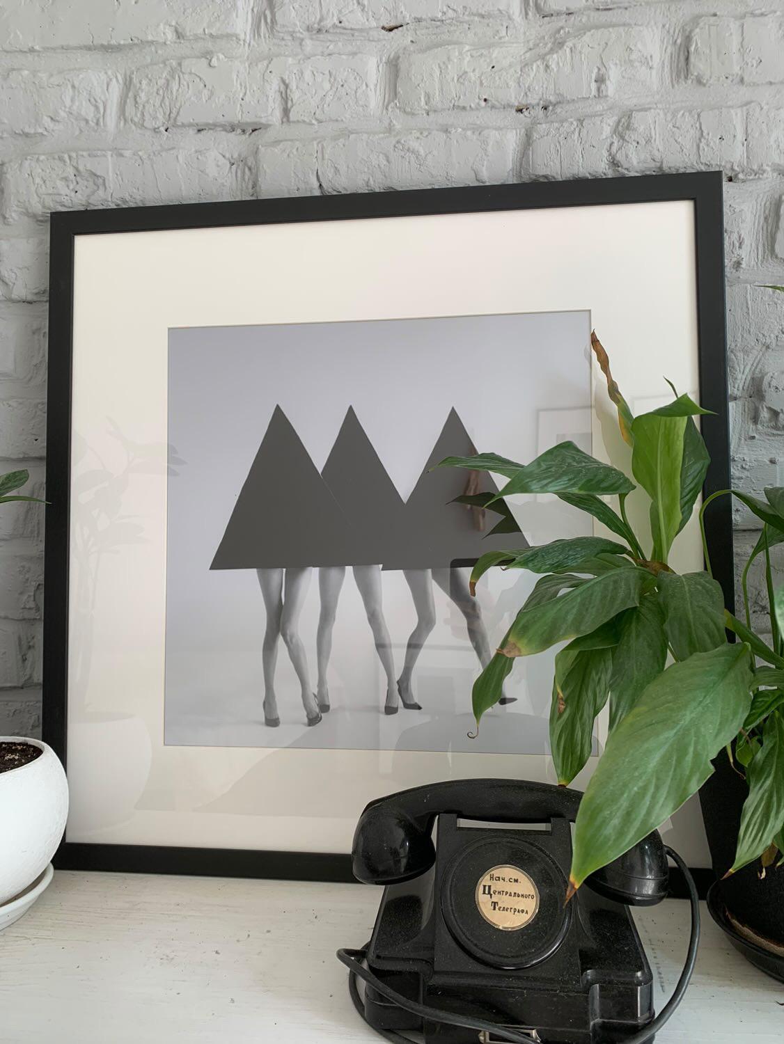„Trio 2“ Schwarz-Weiß-Fotografie 31