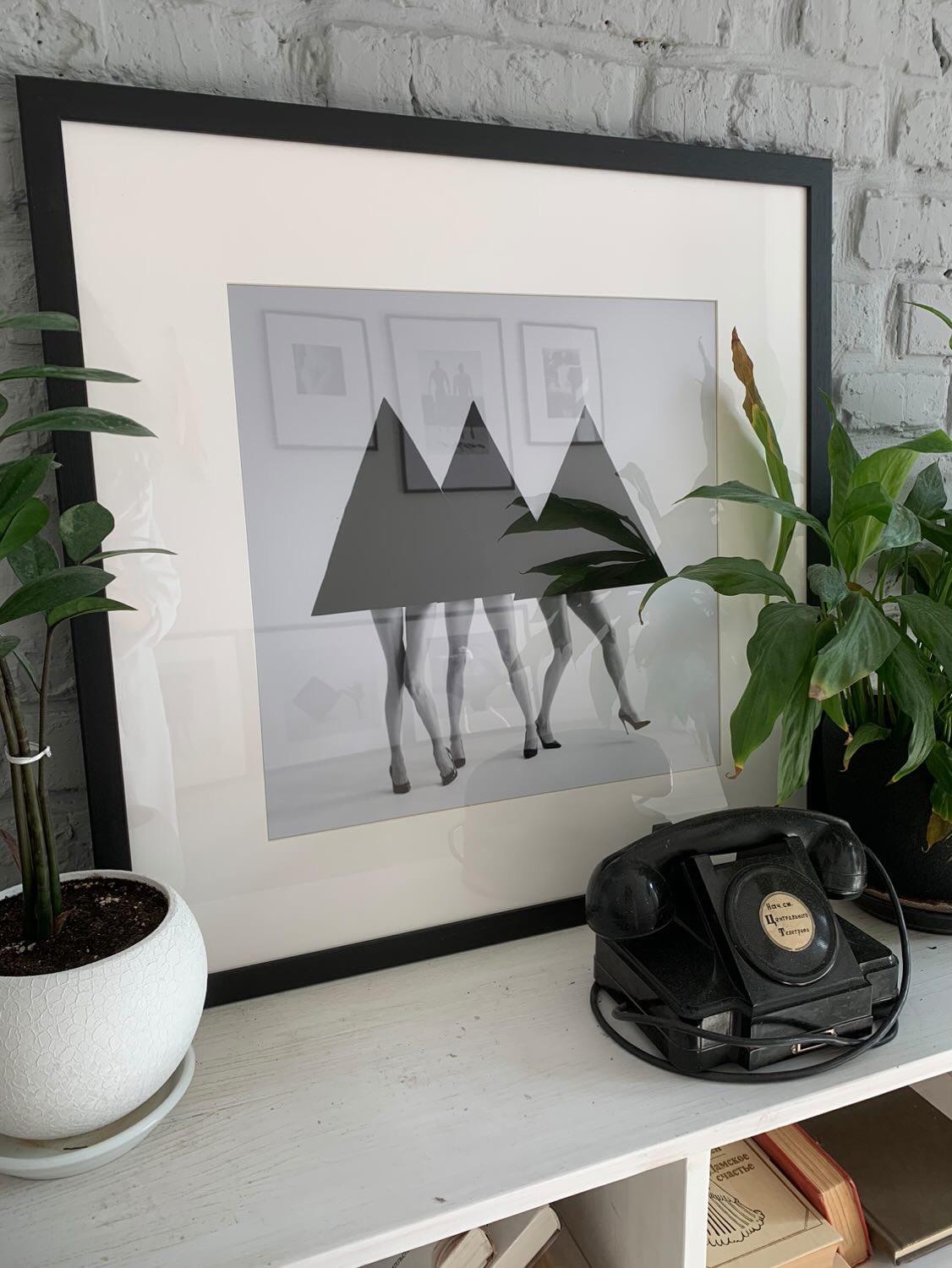 „Trio 2“ Schwarz-Weiß-Fotografie 31
