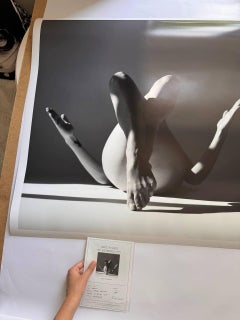 "W" Black & White Photography 39" x 39" in Edition 2/3 by Olha Stepanian