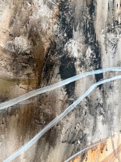 Frost. Abstract large painting