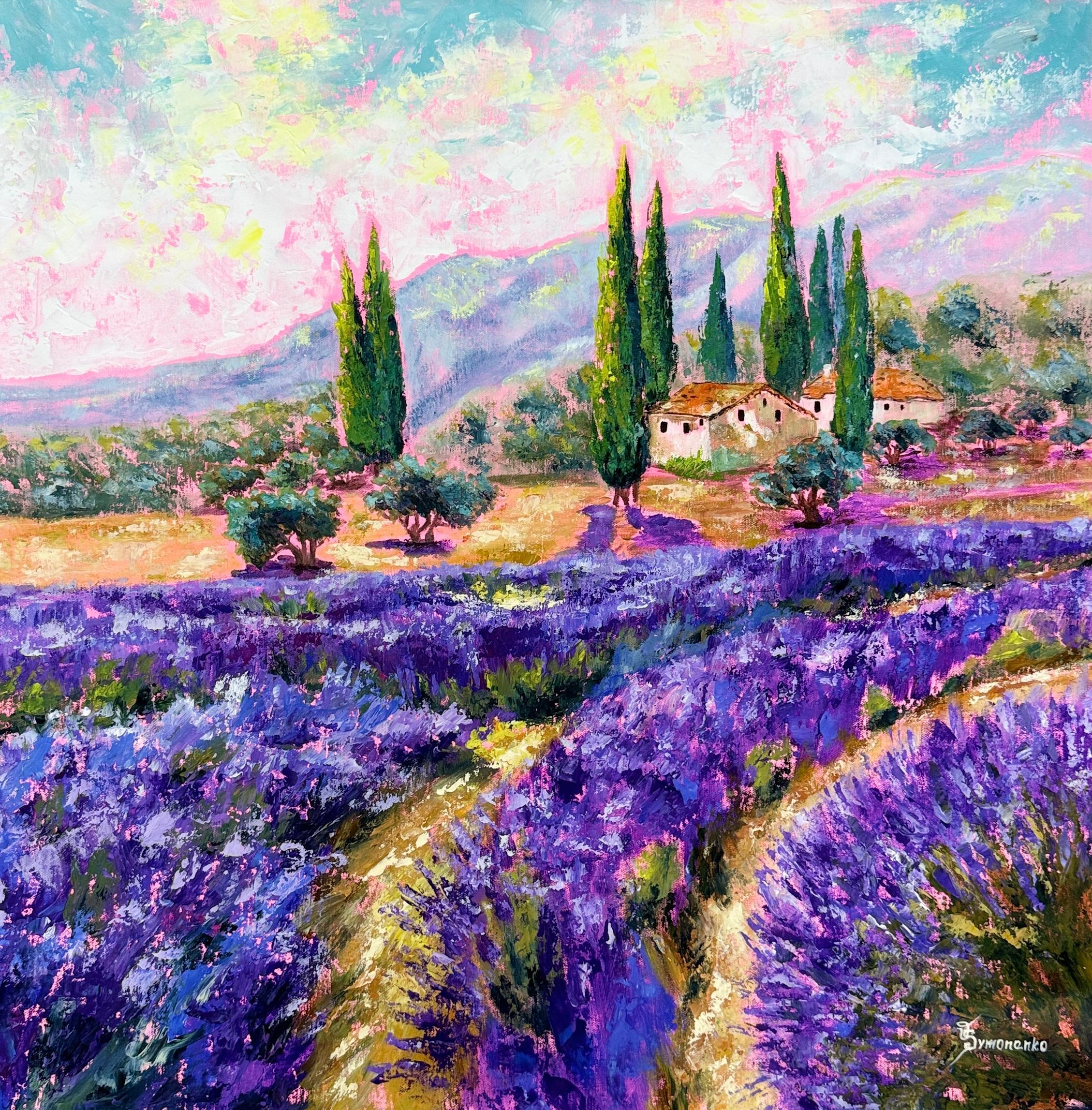 Olha Symonenko Landscape Painting - South of Provence