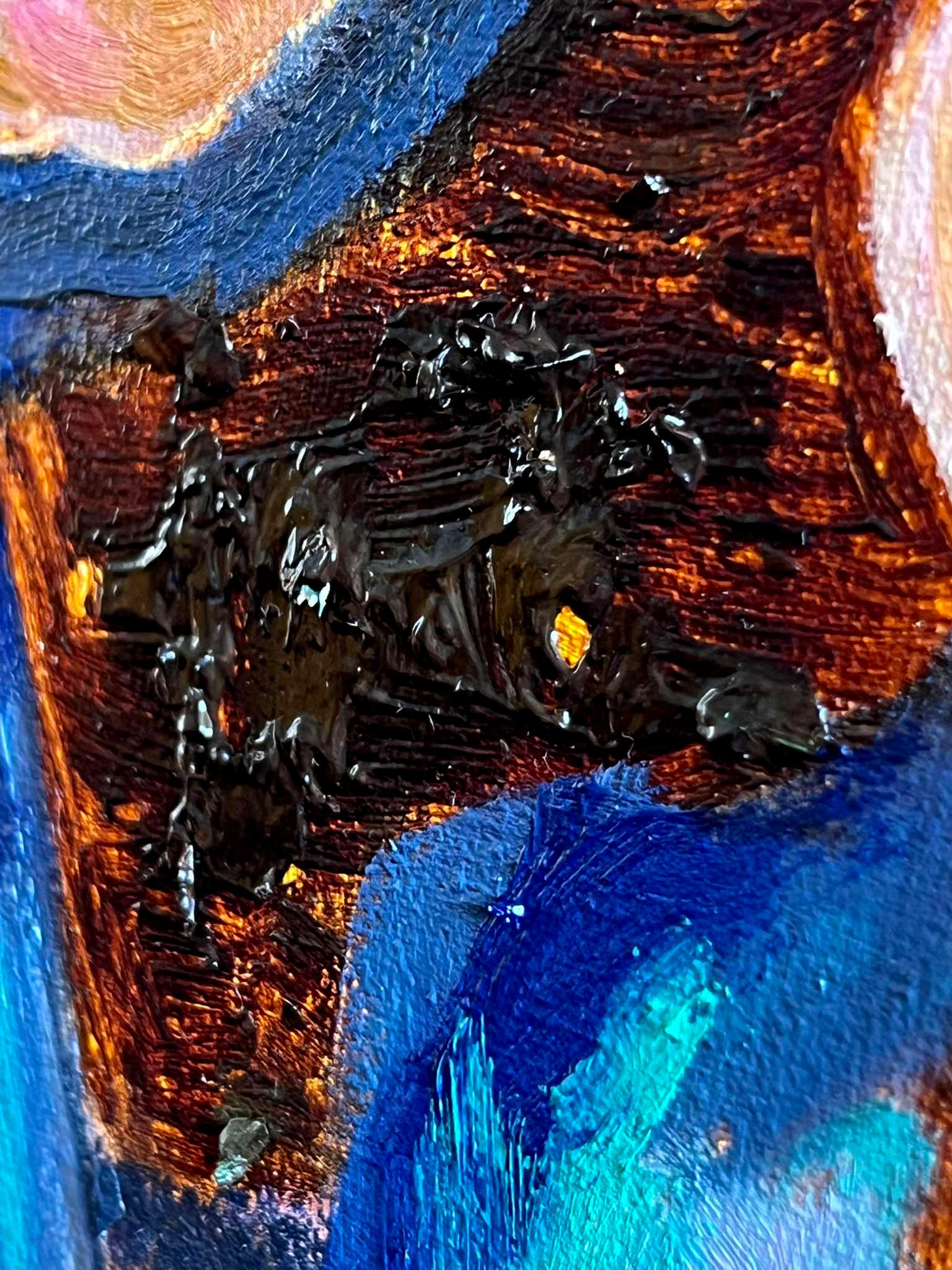 Immergiti nel profondo di te stesso - Painting di Olha Trikolich 