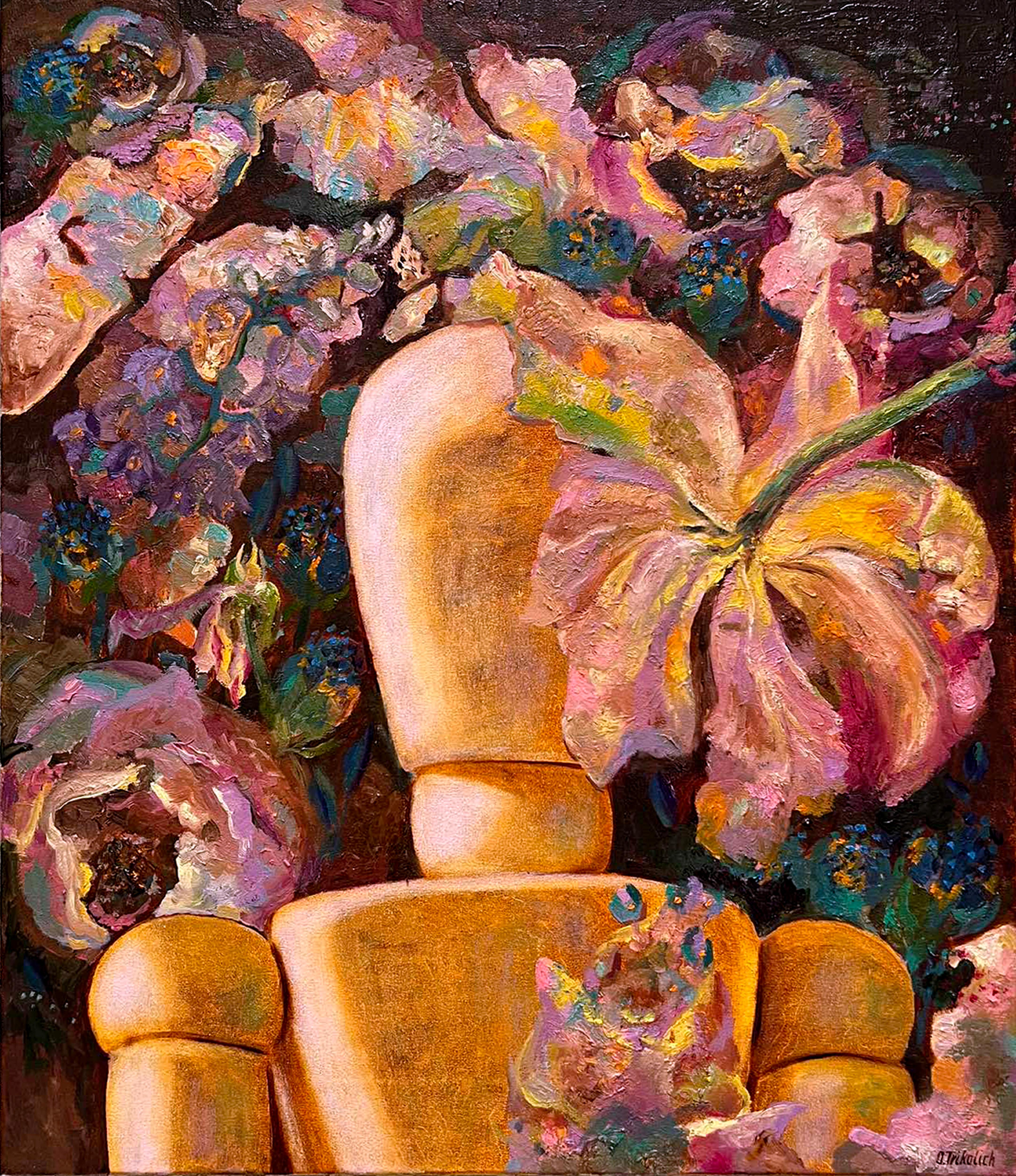Abstract Painting di Olha Trikolich  - Conditio sine qua non