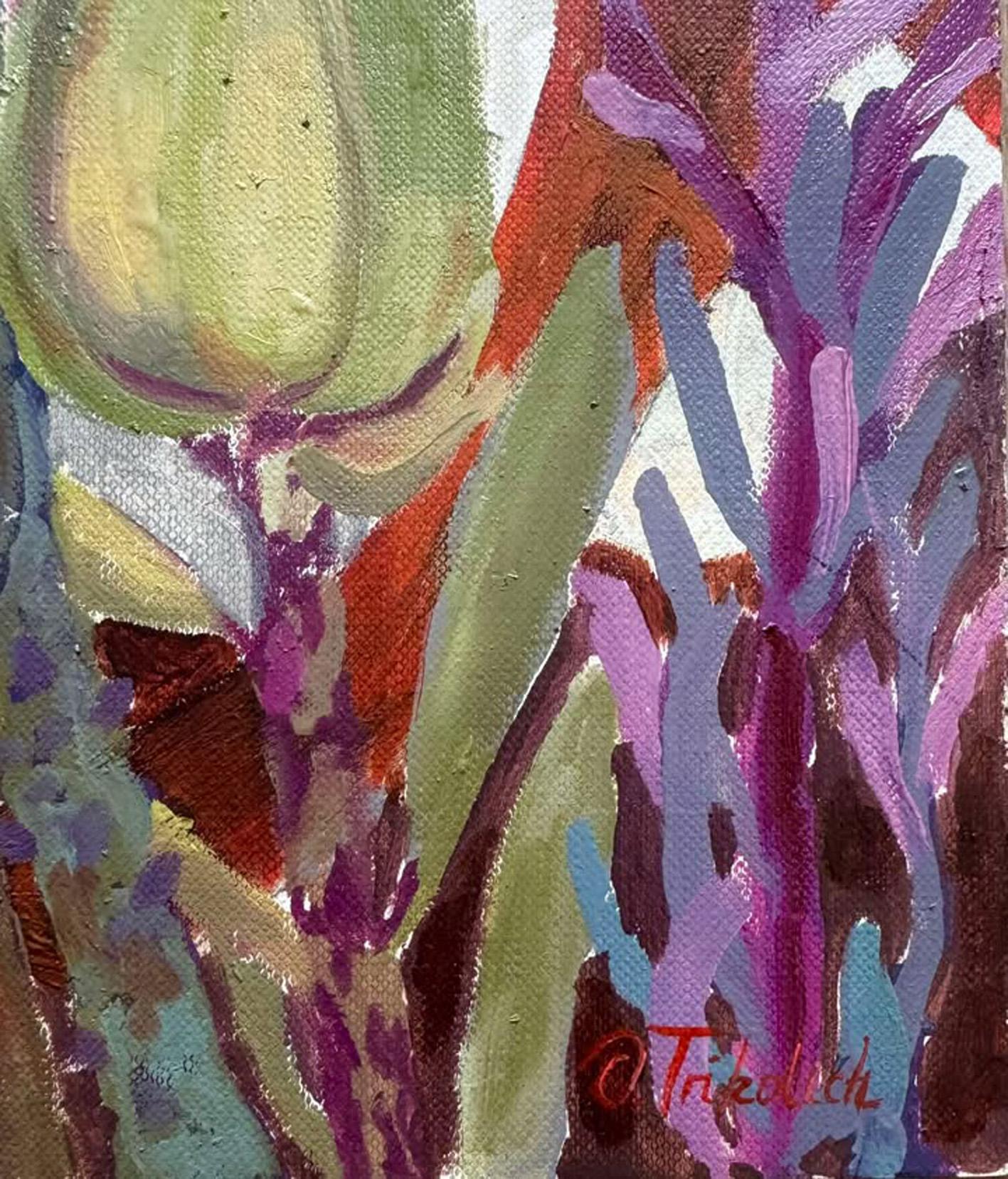 STREIGTH - Still-Life Painting Marrón de Olha Trikolich 