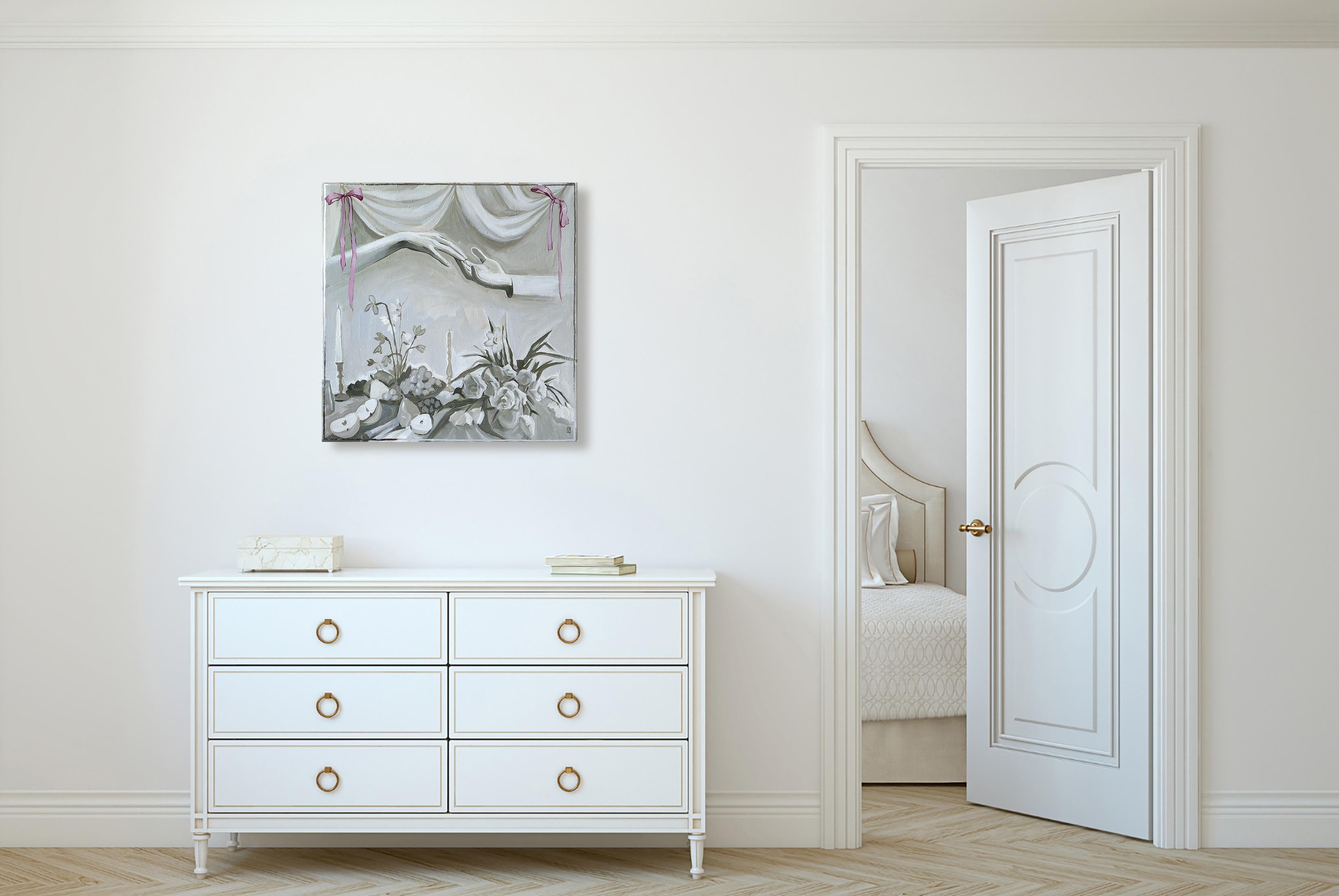 A life well loved, Romanticization series - Contemporary Painting by Olha Vlasova