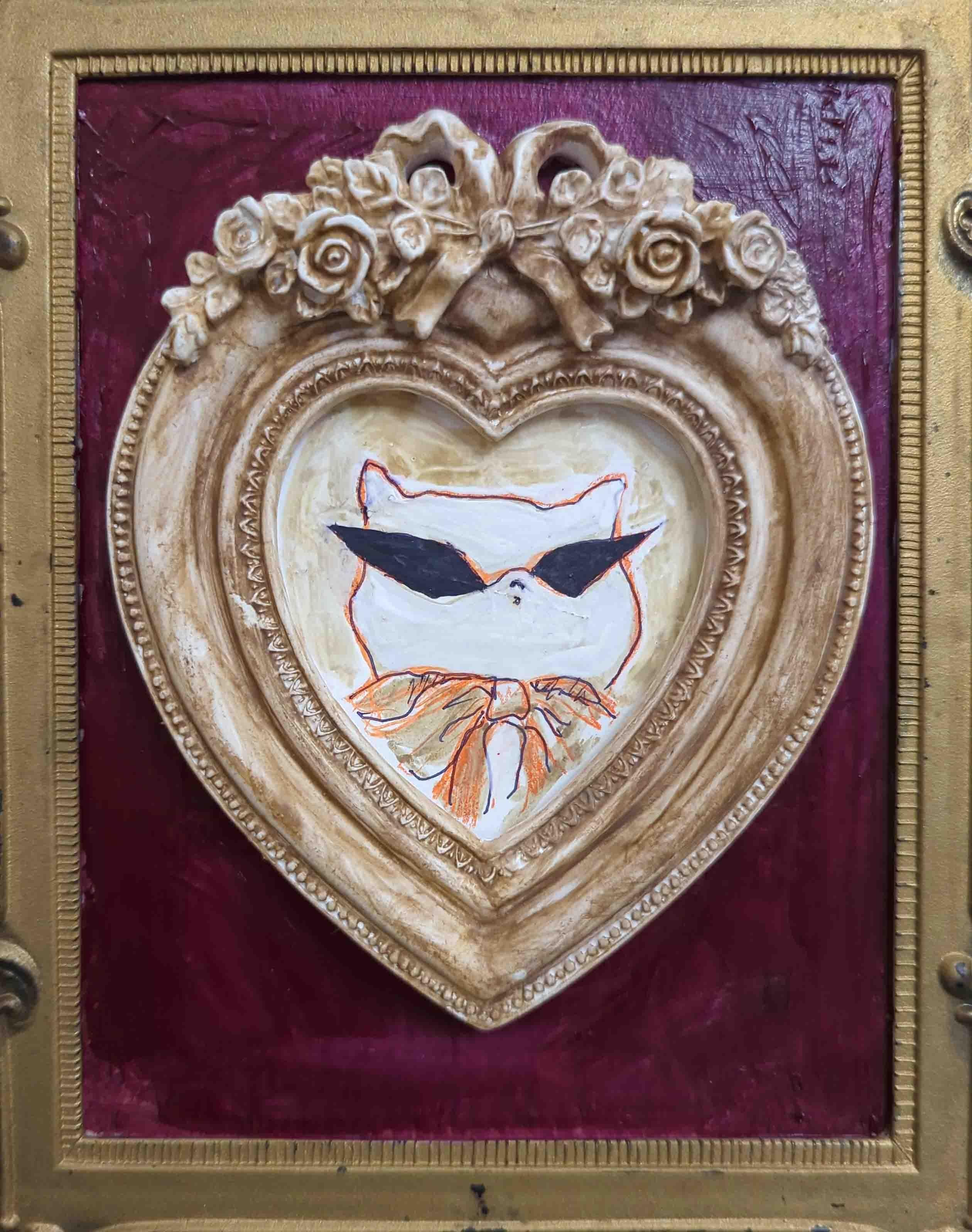 Schönheit, Romantik-Serie (Braun), Animal Painting, von Olha Vlasova