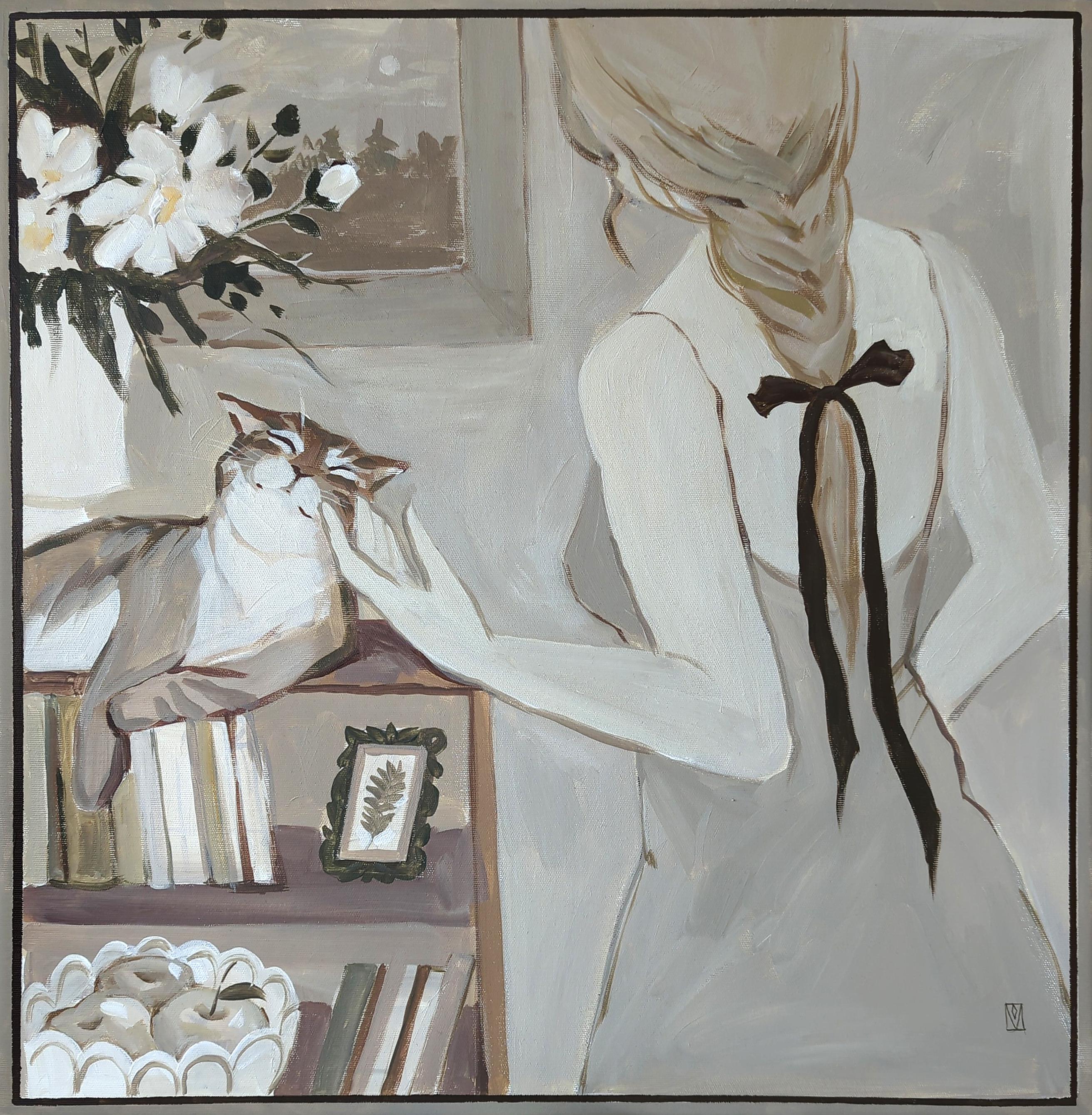 Figurative Painting de Olha Vlasova - Día acogedor