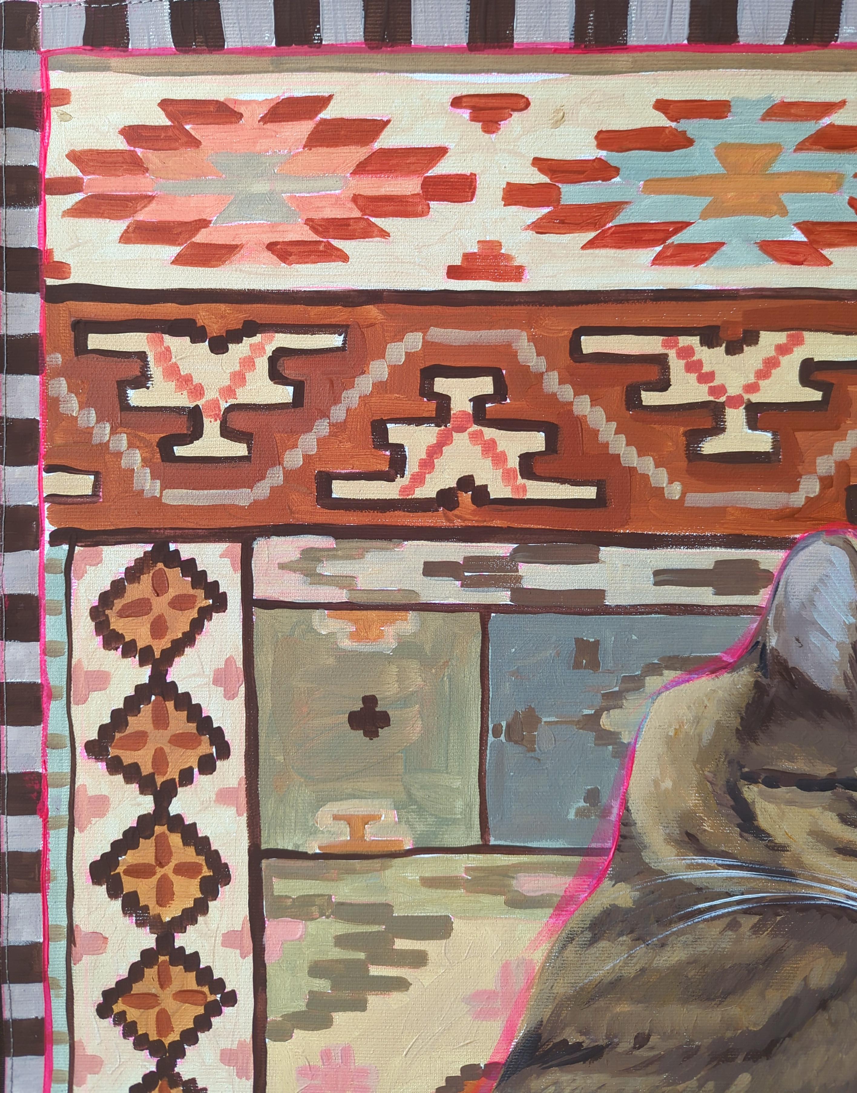 Mimos, serie Dulce Hogar - Interior Painting Gris de Olha Vlasova