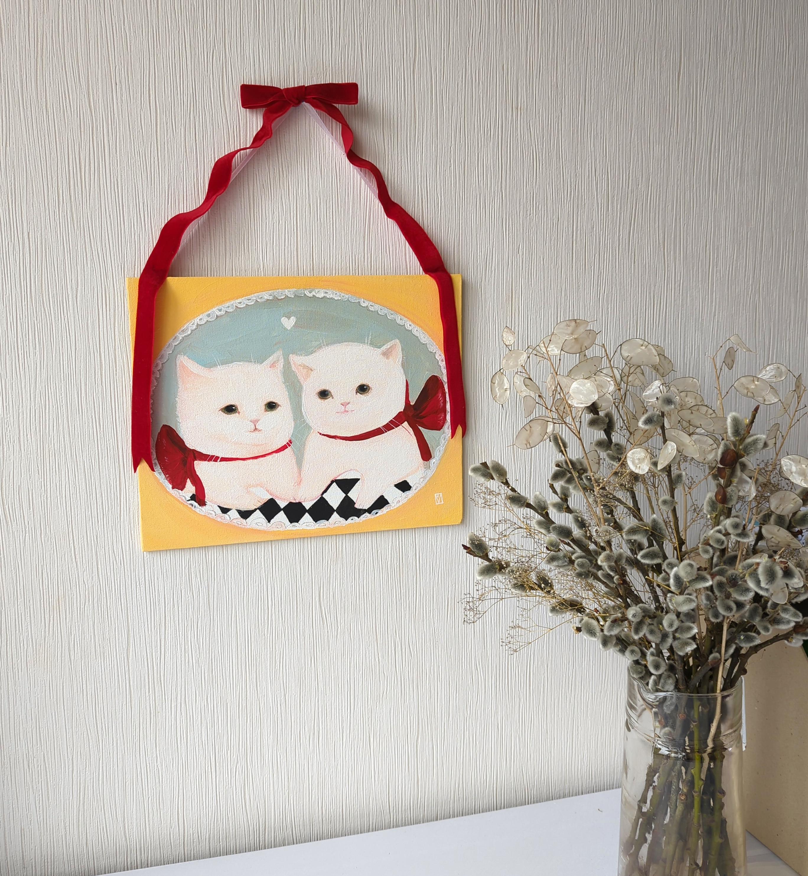 Bebés bonitos - Painting de Olha Vlasova