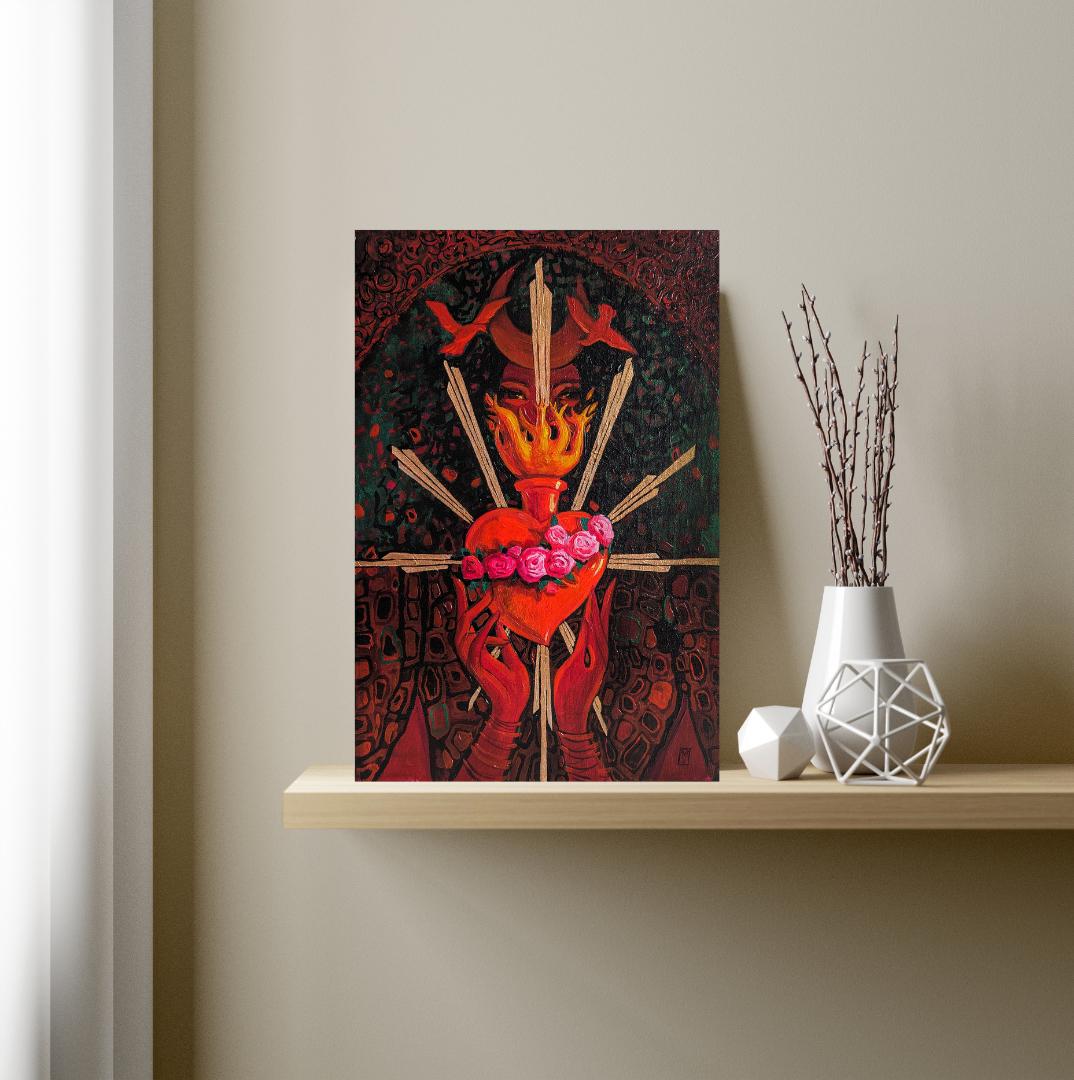 „Elixir“ Neongemälde von Olha Vlasova im Angebot 15