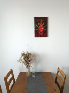 "Elixir", pittura al neon di Olha Vlasova