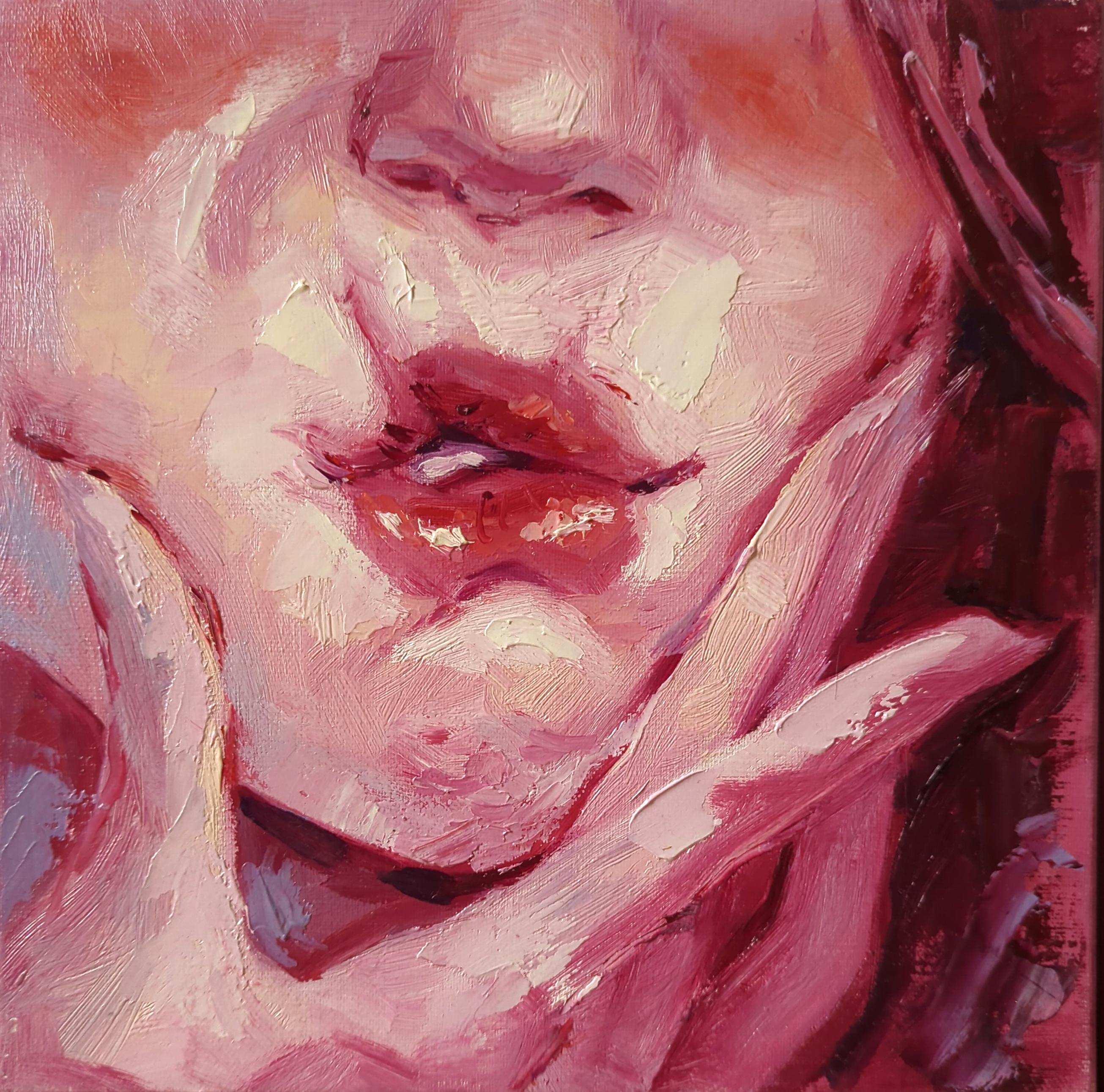 Coqueteo, conjunto de 9 cuadros separados - Painting Contemporáneo de Olha Vlasova