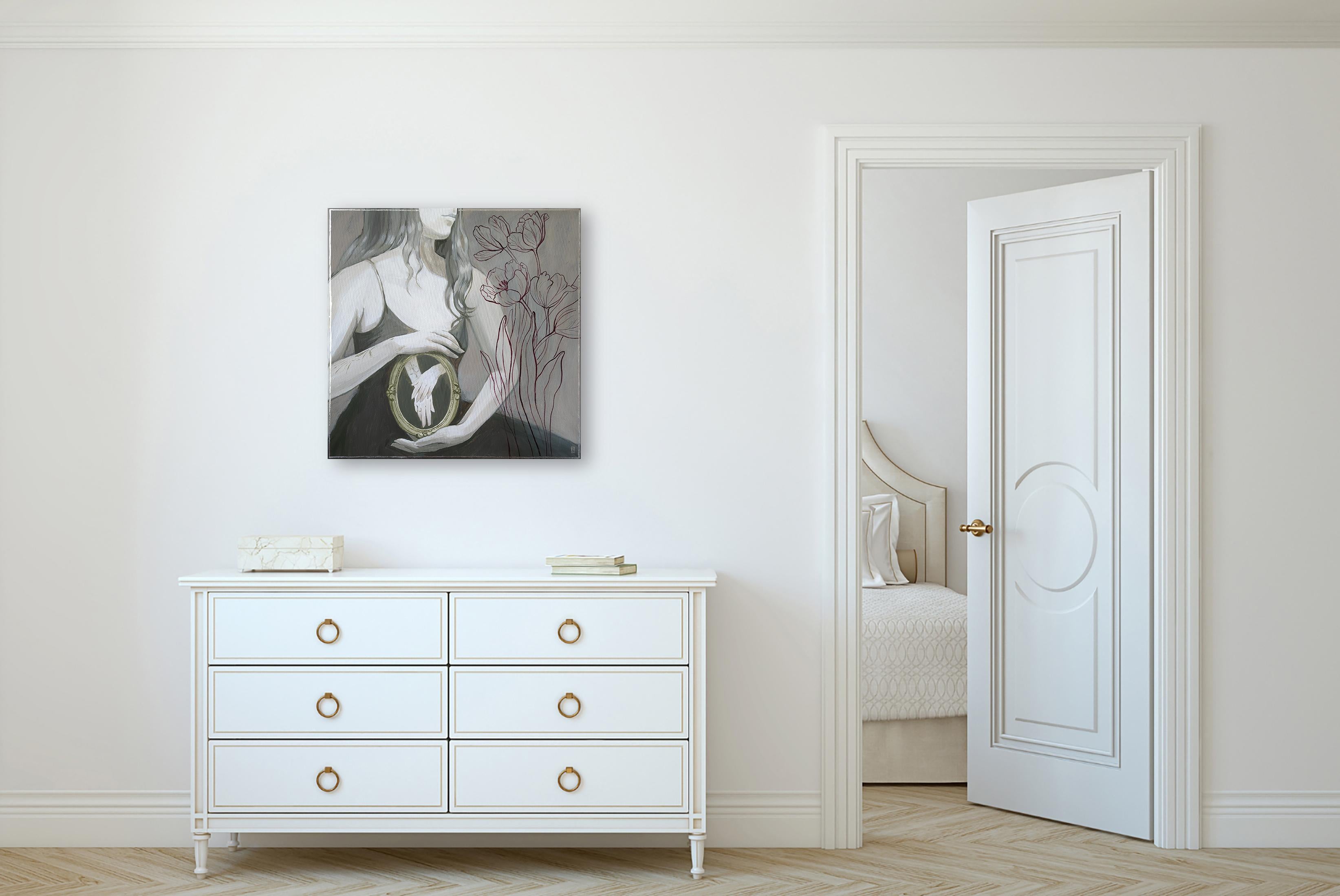 Innere Schönheit – Painting von Olha Vlasova