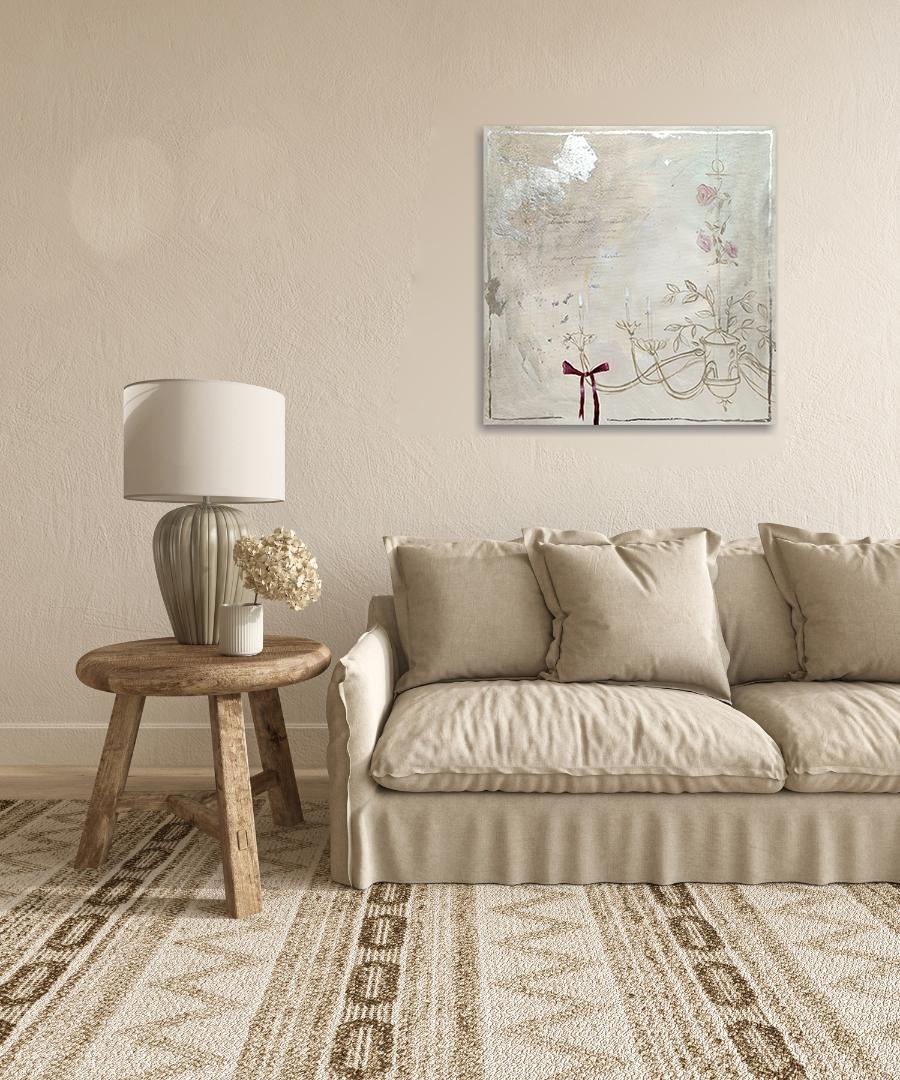 Luz interior, serie Romantización - Painting Contemporáneo de Olha Vlasova