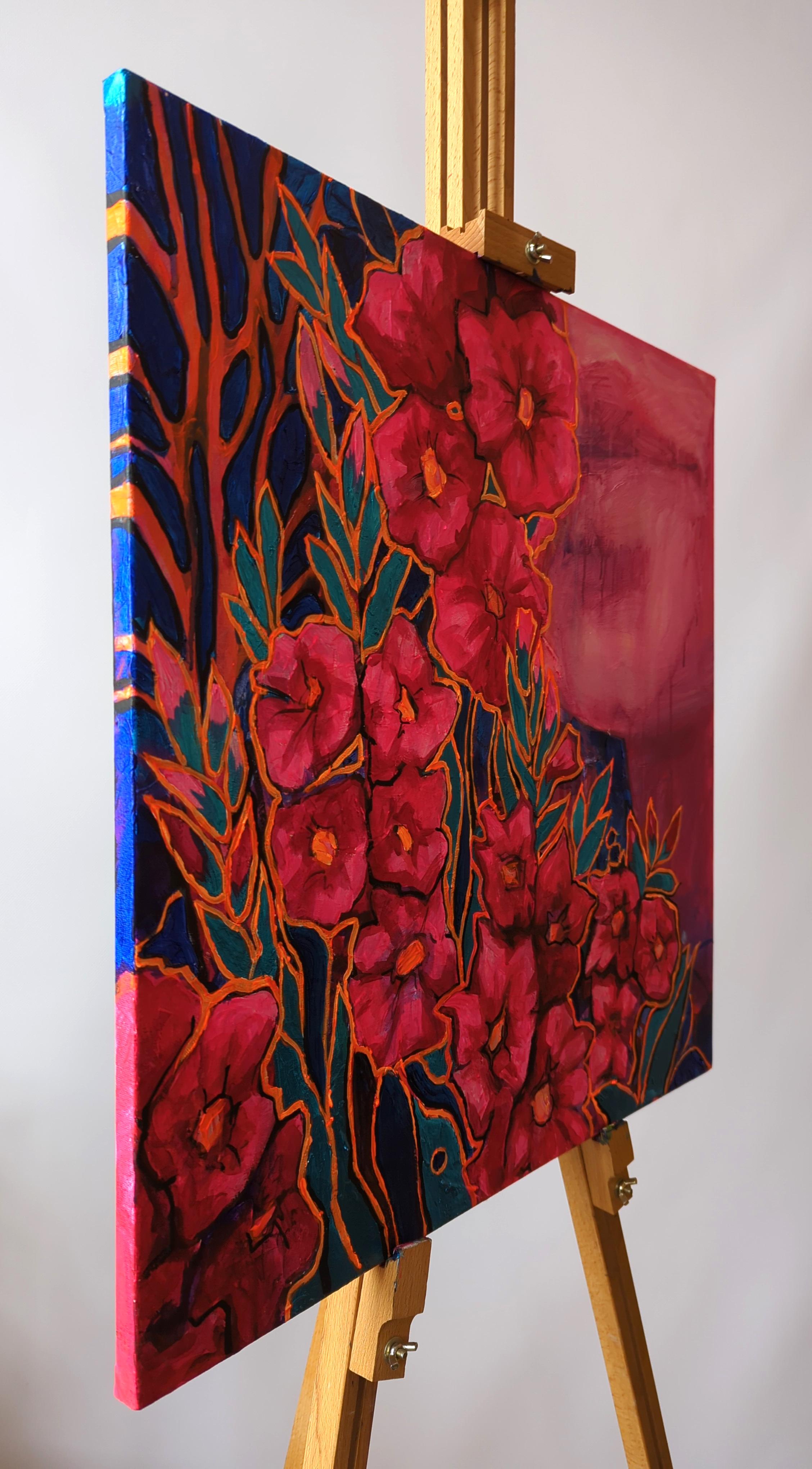 „Joyful calm“ Neongemälde von Olha Vlasova im Angebot 10