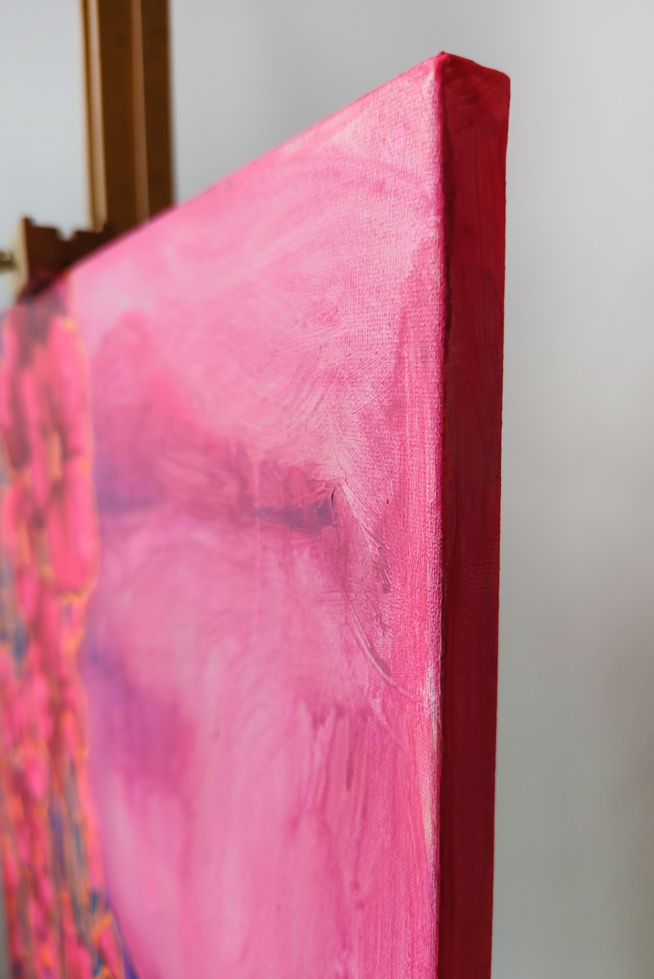 „Joyful calm“ Neongemälde von Olha Vlasova im Angebot 12