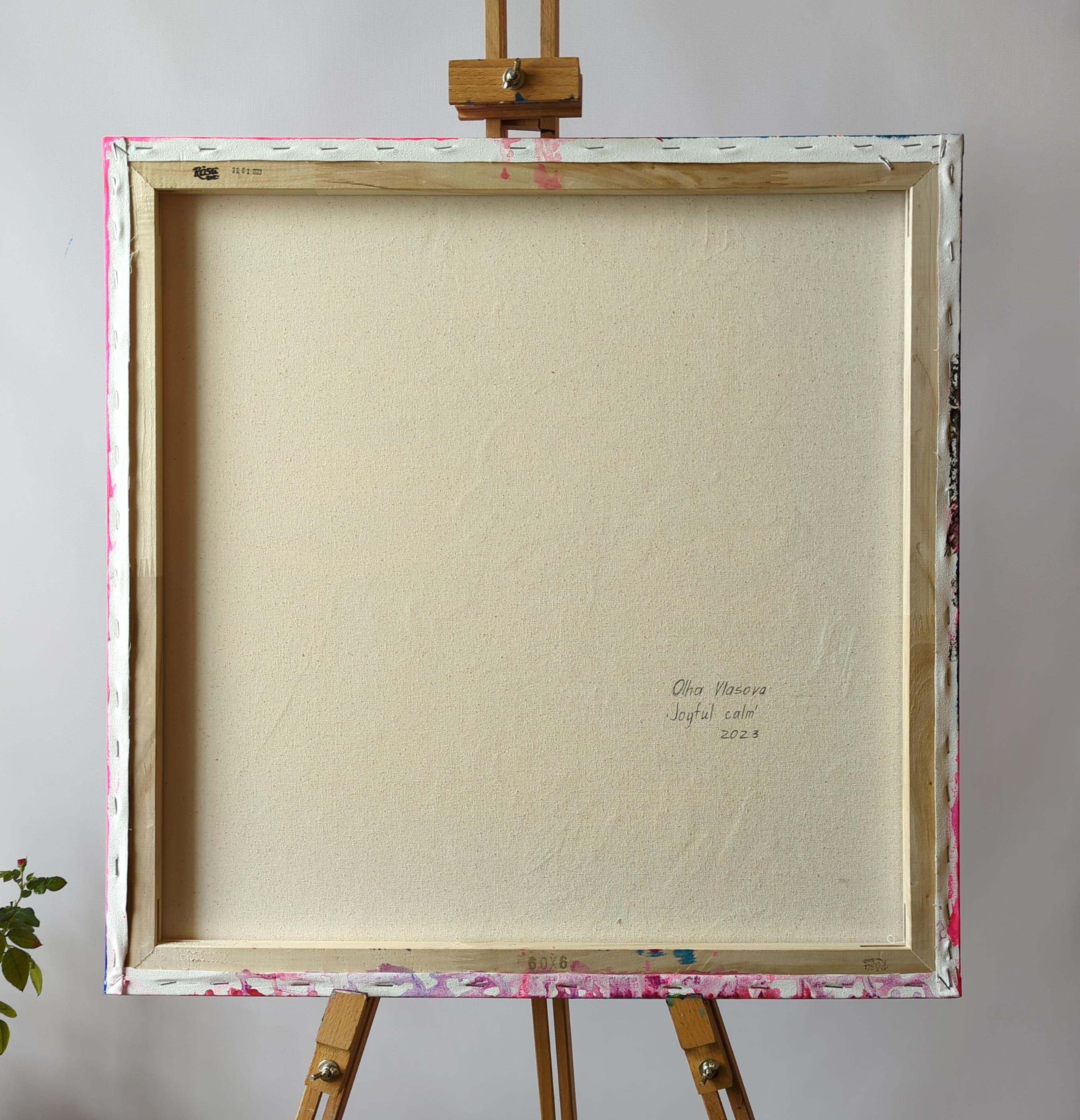 „Joyful calm“ Neongemälde von Olha Vlasova im Angebot 13
