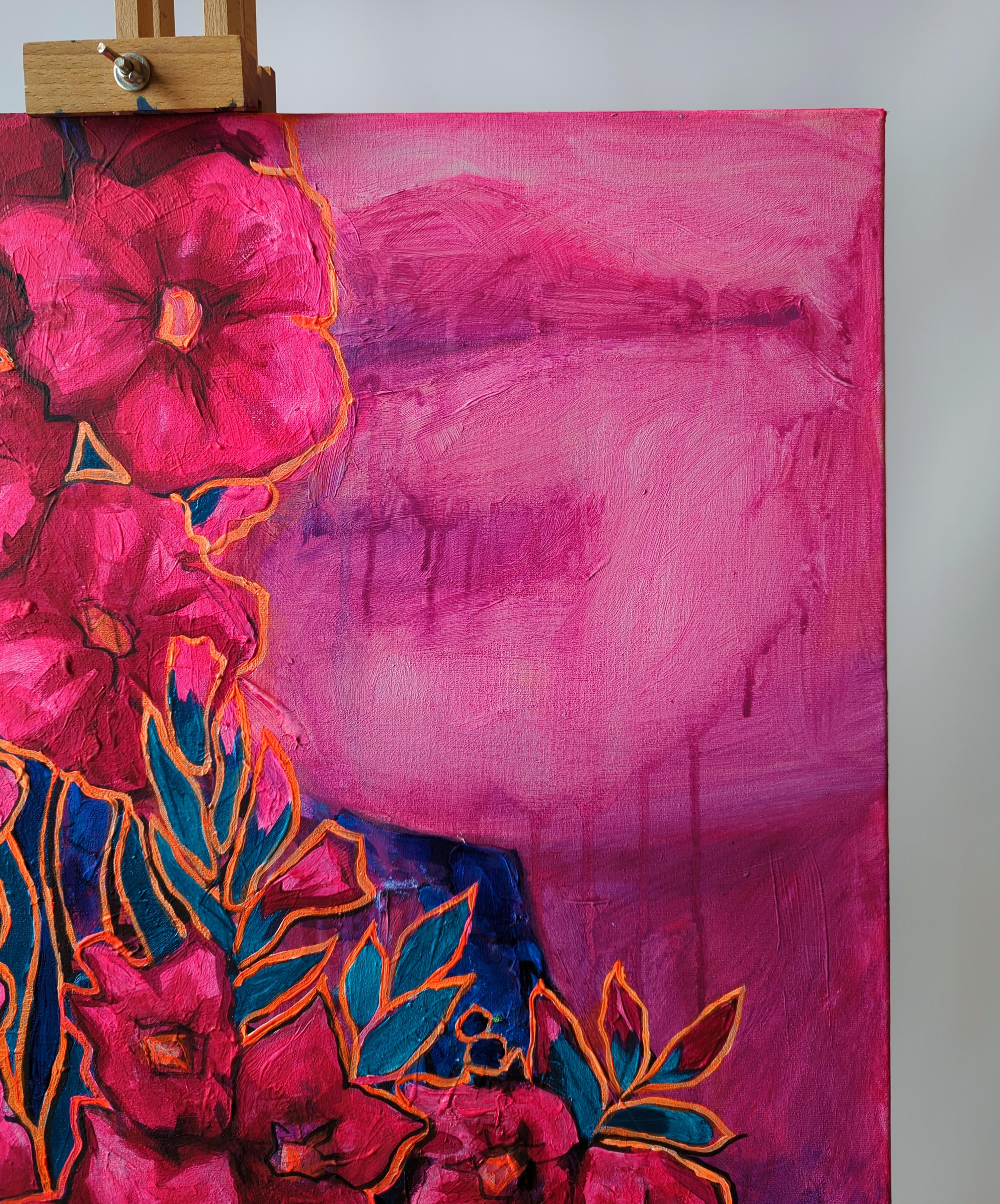 „Joyful calm“ Neongemälde von Olha Vlasova im Angebot 5