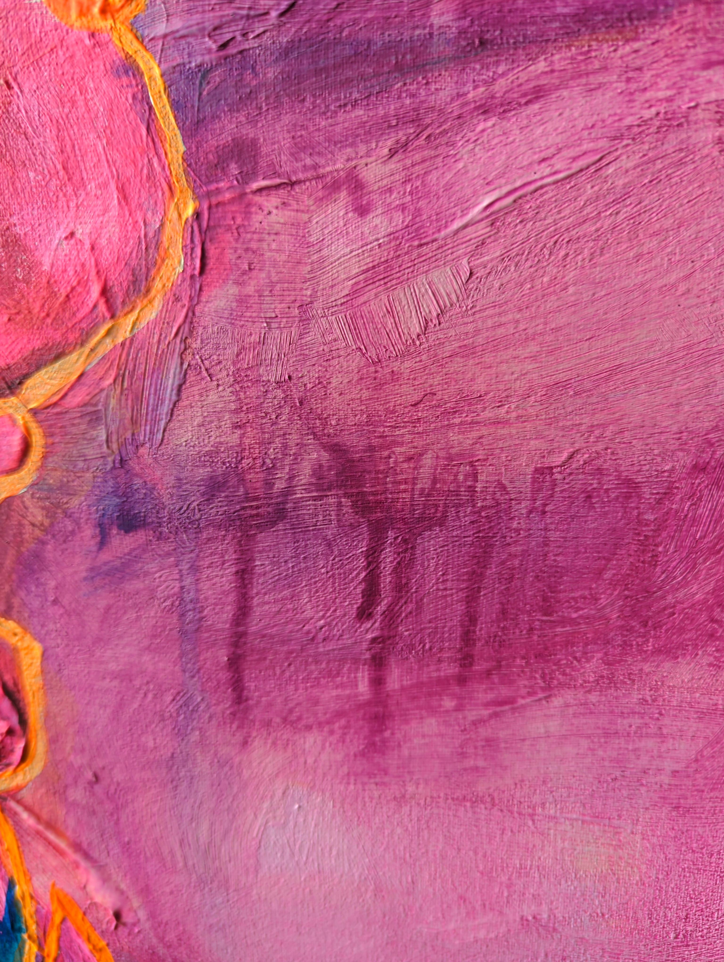 „Joyful calm“ Neongemälde von Olha Vlasova im Angebot 6