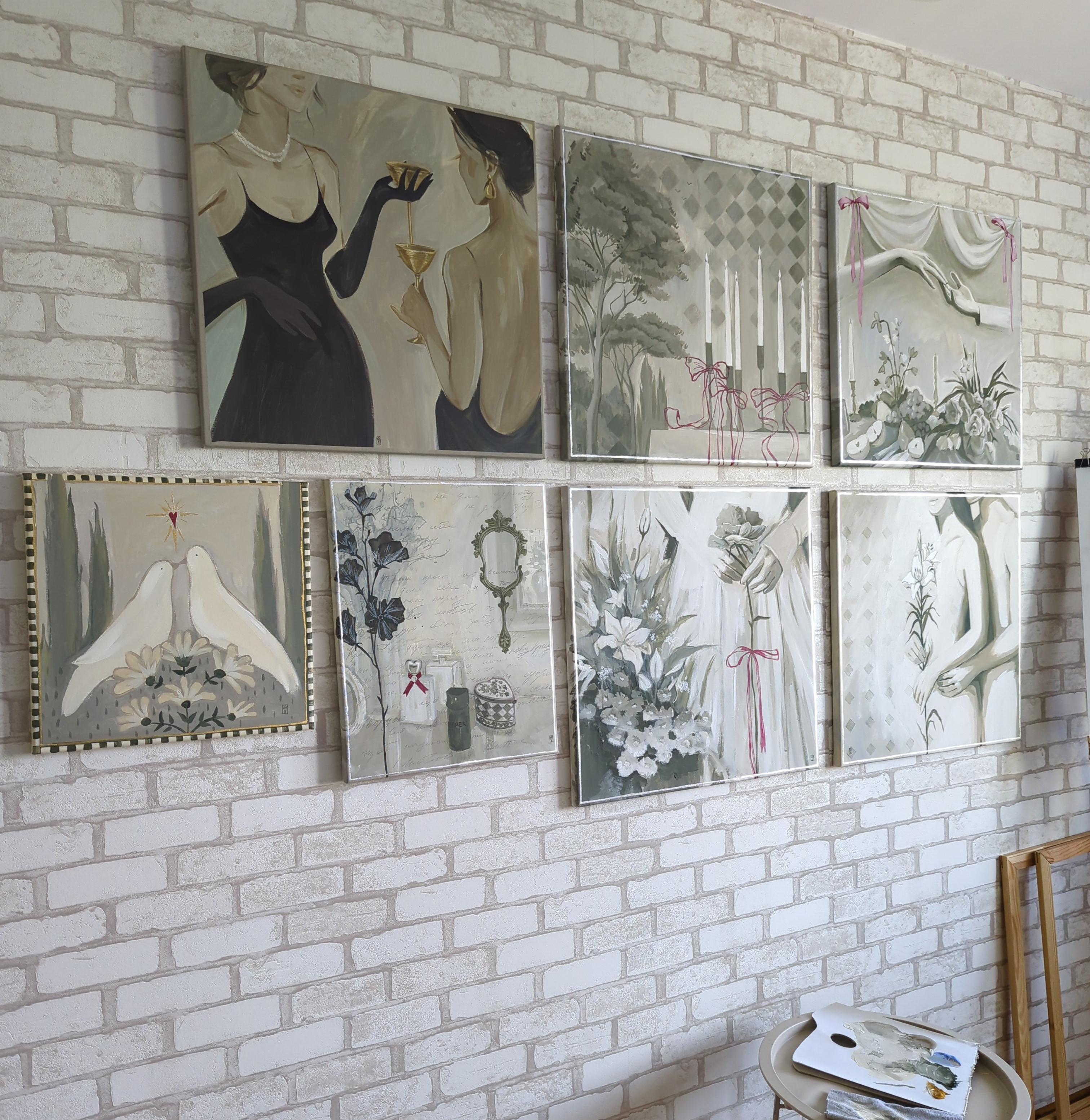Juliet, Romanticization series - Painting by Olha Vlasova