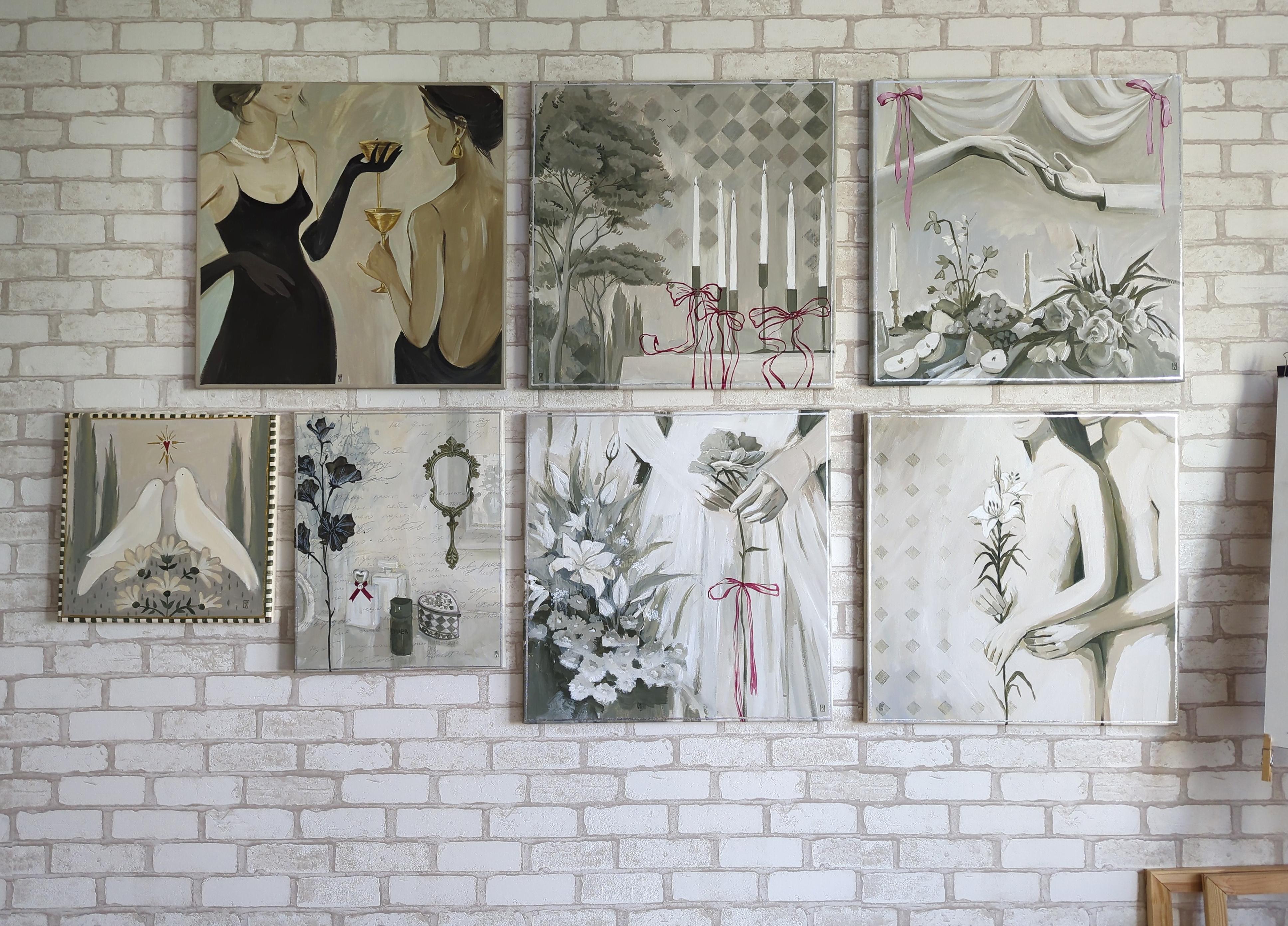 Juliet, Romanticization series - Contemporary Painting by Olha Vlasova
