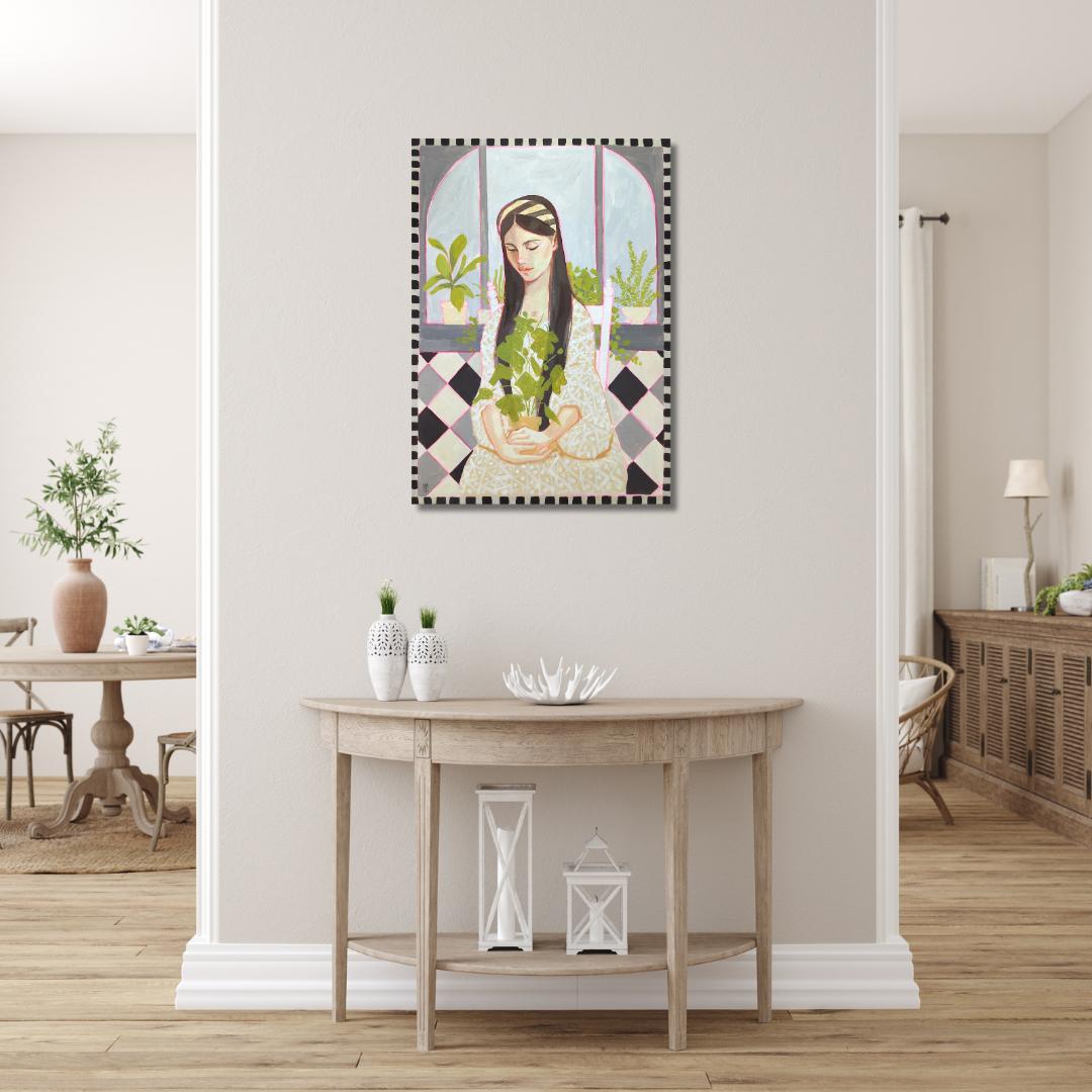 Plant Lady, Sweet Home series For Sale 14