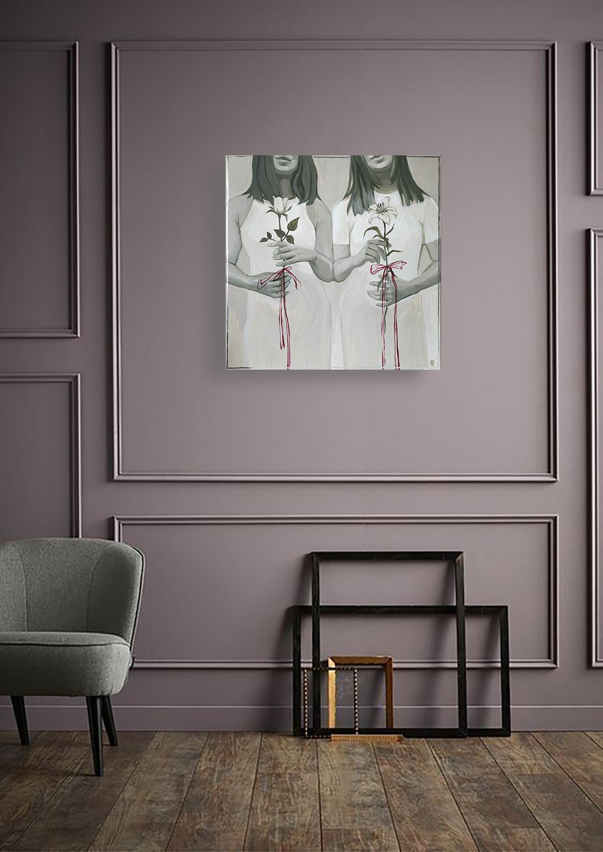 Sœurs - Painting de Olha Vlasova