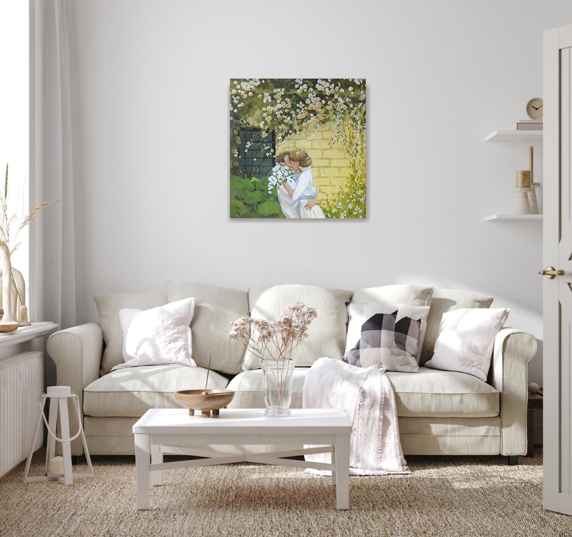 Spring of feelings - Contemporary Painting by Olha Vlasova