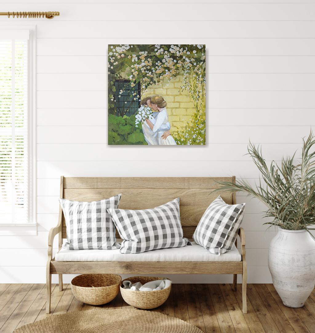 It is a moment filled with joy, trust and warmth. Here, spring is not just a season, but a state of the soul - when everything feels possible and the heart beats in harmony with nature. The lovers, lost in each other's embrace, blossom like the