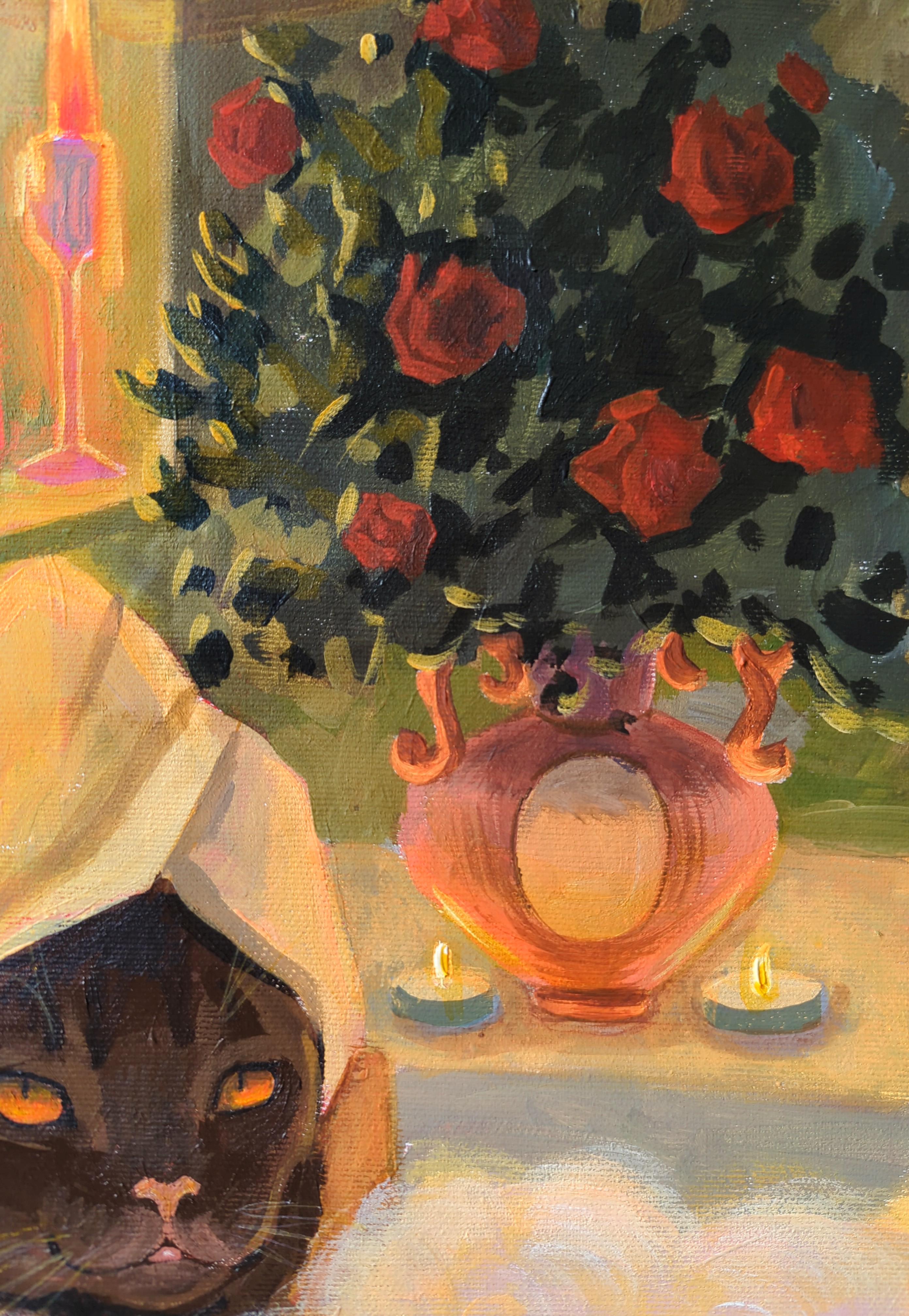  Riceverai questo quadro stirato, con i bordi dipinti e completamente pronto per essere appeso. La cornice non è obbligatoria e dipende solo dalle tue preferenze.

Questa serie di opere vuole rivelare il tema del relax spensierato, del divertimento