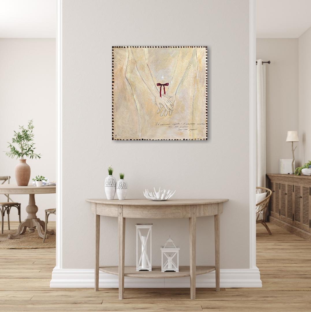 Insieme, serie Romanticization - Painting di Olha Vlasova
