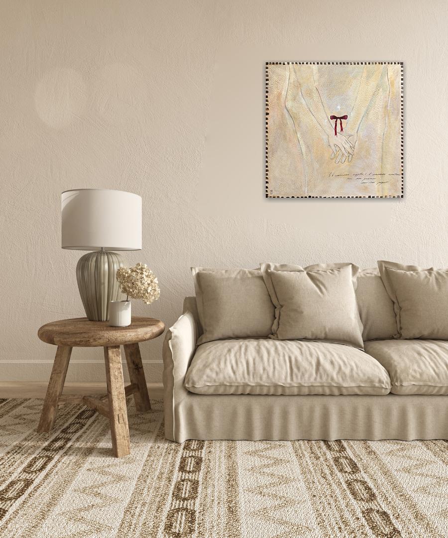 Insieme, serie Romanticization - Painting Contemporaneo di Olha Vlasova